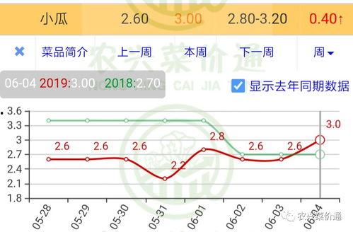 今日梢瓜最新价格走势图
