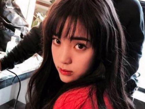 齐刘海明星网红图片女,网红明星的时尚演绎