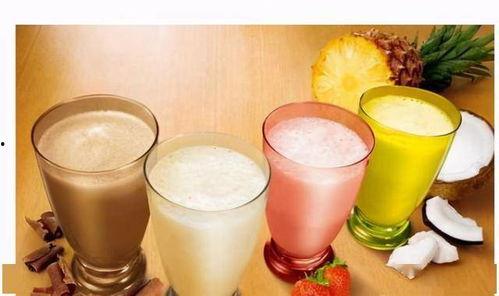 明星网红代餐奶昔图片,健康轻食新潮流揭秘