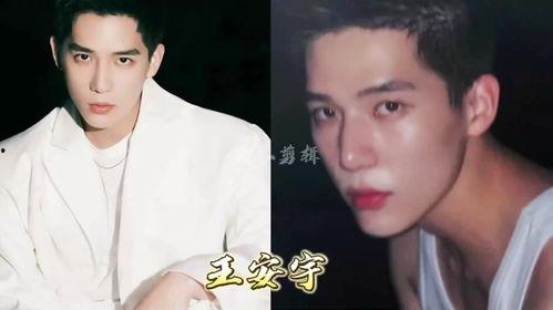明星网红照片对比图男,揭秘真假颜值的较量