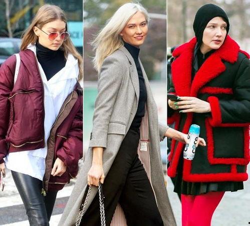 冬季明星网红内搭图片